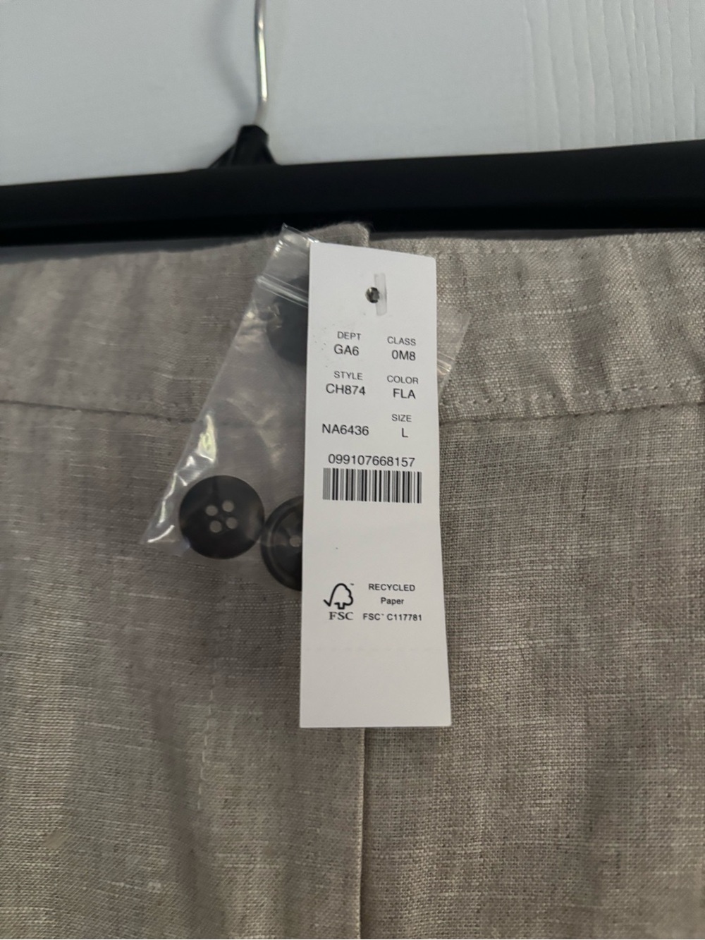 J. Crew Linen-Blend Shorts in Light Taupe